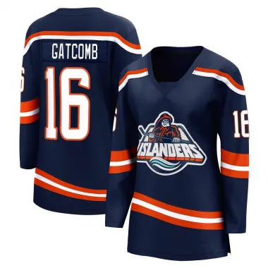 Navy Women's Marc Gatcomb Breakaway New York Islanders Special Edition 2.0 Jersey