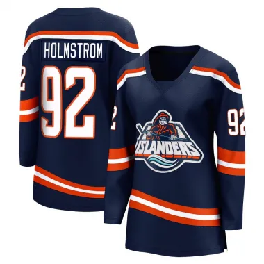 Navy Women's Simon Holmstrom Breakaway New York Islanders Special Edition 2.0 Jersey