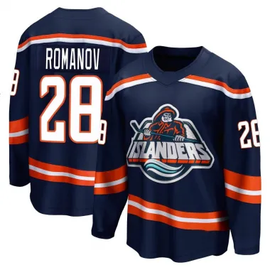 Navy Youth Alexander Romanov Breakaway New York Islanders Special Edition 2.0 Jersey