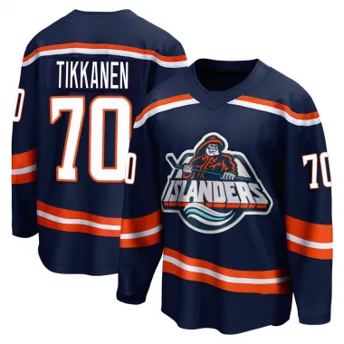 Navy Youth Henrik Tikkanen Breakaway New York Islanders Special Edition 2.0 Jersey