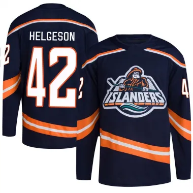 Navy Youth Seth Helgeson Authentic New York Islanders Reverse Retro 2.0 Jersey