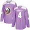 Purple Men's Carson Soucy Authentic New York Islanders Fights Cancer Practice Jersey