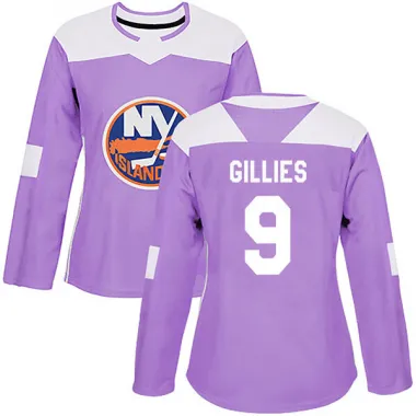Purple Women's Clark Gillies Authentic New York Islanders Fights Cancer Practice Jersey