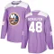 Purple Youth Matthew Schaefer Authentic New York Islanders Fights Cancer Practice Jersey