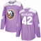 Purple Youth Seth Helgeson Authentic New York Islanders Fights Cancer Practice Jersey