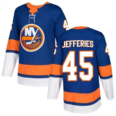 Royal Men's Alex Jefferies Authentic New York Islanders Home Jersey
