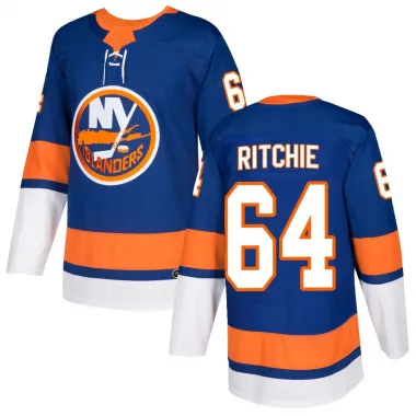 Royal Men's Calum Ritchie Authentic New York Islanders Home Jersey