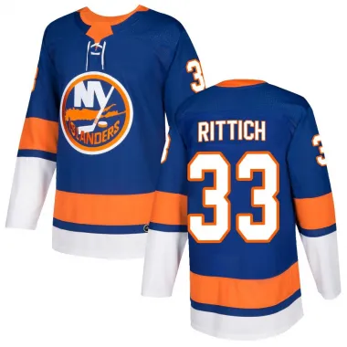 Royal Men's David Rittich Authentic New York Islanders Home Jersey