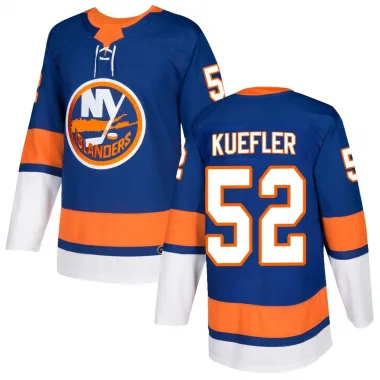 Royal Men's Daylan Kuefler Authentic New York Islanders Home Jersey