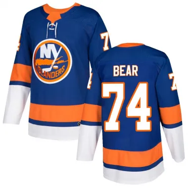 Royal Men's Ethan Bear Authentic New York Islanders Home Jersey