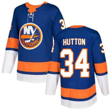Royal Men's Grant Hutton Authentic New York Islanders Home Jersey