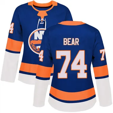 Royal Women's Ethan Bear Authentic New York Islanders Home Jersey