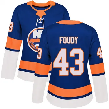 Royal Women's Liam Foudy Authentic New York Islanders Home Jersey