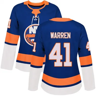 Royal Women's Marshall Warren Authentic New York Islanders Home Jersey