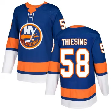 Royal Youth Camden Thiesing Authentic New York Islanders Home Jersey