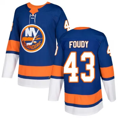 Royal Youth Liam Foudy Authentic New York Islanders Home Jersey