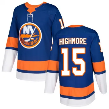 Royal Youth Matthew Highmore Authentic New York Islanders Home Jersey