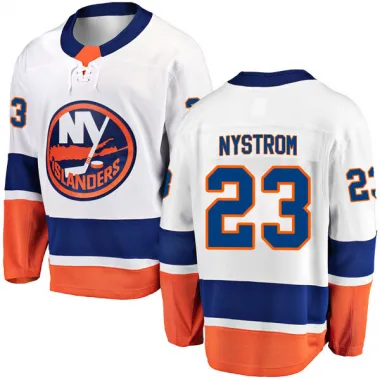 White Men's Bob Nystrom Breakaway New York Islanders Away Jersey