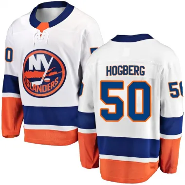 White Men's Marcus Hogberg Breakaway New York Islanders Away Jersey