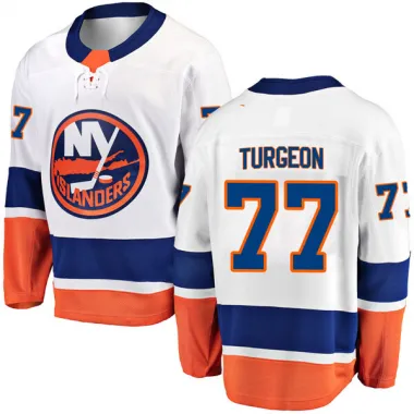 White Men's Pierre Turgeon Breakaway New York Islanders Away Jersey
