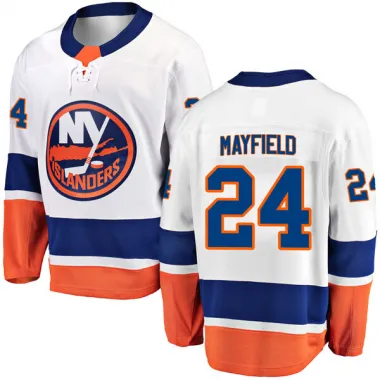 White Men's Scott Mayfield Breakaway New York Islanders Away Jersey