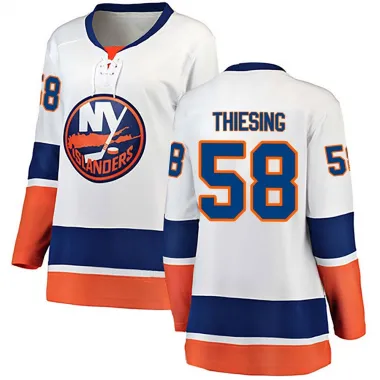 White Women's Camden Thiesing Breakaway New York Islanders Away Jersey