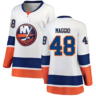 White Women's Matthew Maggio Breakaway New York Islanders Away Jersey