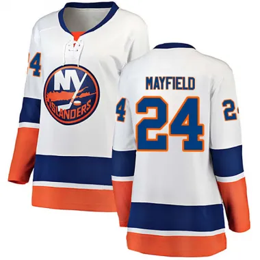 White Women's Scott Mayfield Breakaway New York Islanders Away Jersey