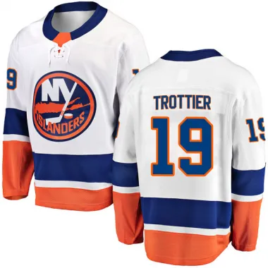 White Youth Bryan Trottier Breakaway New York Islanders Away Jersey