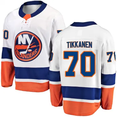 White Youth Henrik Tikkanen Breakaway New York Islanders Away Jersey