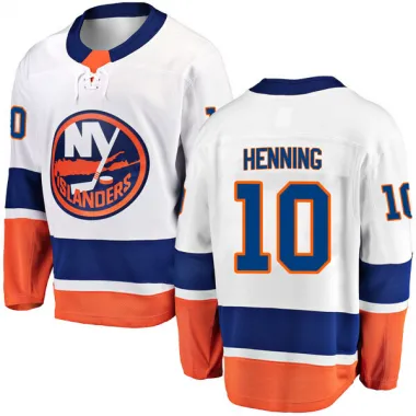 White Youth Lorne Henning Breakaway New York Islanders Away Jersey