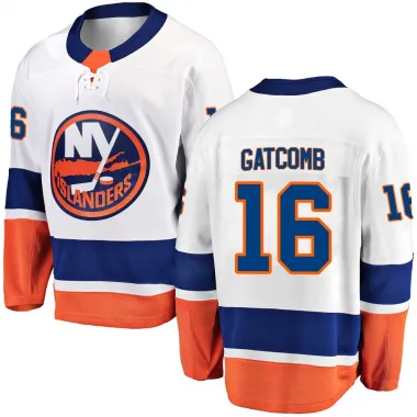 White Youth Marc Gatcomb Breakaway New York Islanders Away Jersey