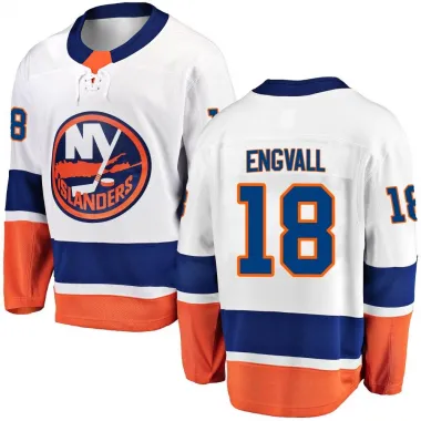 White Youth Pierre Engvall Breakaway New York Islanders Away Jersey