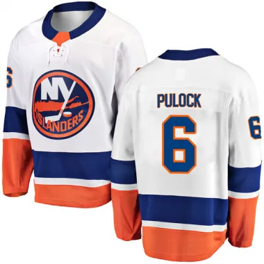 White Youth Ryan Pulock Breakaway New York Islanders Away Jersey