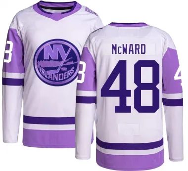 Youth Cole McWard Authentic New York Islanders Hockey Fights Cancer Jersey