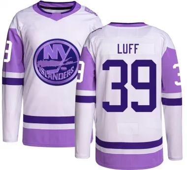Youth Matt Luff Authentic New York Islanders Hockey Fights Cancer Jersey